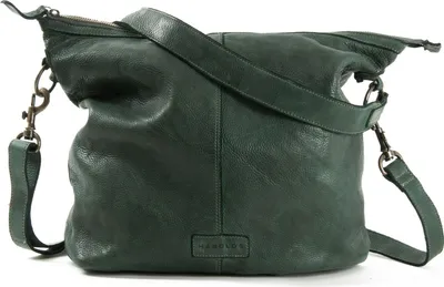 Produktbild von HAROLD'S Leder Schultertasche Submarine Shopper Upend Green dunkelgrün