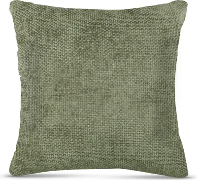 Immagine prodotto di Bestlivings copricuscino in ciniglia 60 cm x 60 cm in color salvia, morbido copricuscino con cerniera, copertura semplice per il soggiorno o la camera da letto