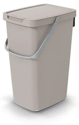 Obrázok produktu pre Odpadkový kôš s vekom svetlohnedý 20 l SYSTEMA Q COLLECT Keden NHW20-WG5C
