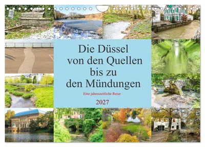 Produktbild von Die Düssel von den Quellen bis zu den Mündungen (Wandkalender 2027 DIN A4 quer), CALVENDO Monatskalender