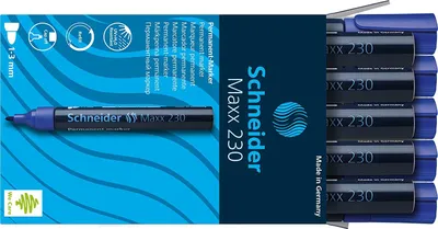 Produktbild von Schneider - Filzstift Maxx 230 rund 1-3mm blau | 10 Stück
