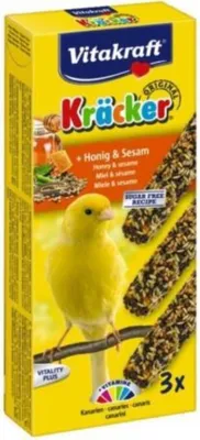 Produktbild von Vitakraft 21251, 90 g, Kanarienvogel, Zylinder, 3 Stück(e), 24 mm, 82 mm
