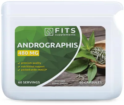 Image de Extrait d'andrographis 480 mg, 60 gélules
