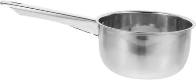 Produktbild von Wasserschöpfkelle aus Edelstahl mit tiefem Löffelkopf und ergonomischem Design für Küche, Zuhause und Restaurant, Silber