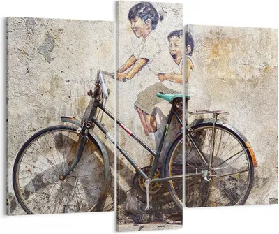 Produktbild von Bild auf Leinwand - Leinwandbild - Graffiti modern - 95x80cm - Wand Bild - Wanddeko - Wandbilder - Leinwanddruck - Bilder - Kunstdruck - Wanddekoration - Leinwand bilder - Wandkunst - CB95x80-3617