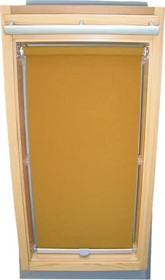 Produktbild von Rollo für VELUX Dachfenster Sichtschutz mit Haltekrallen GGL/GPL/GHL - 206 - ocker