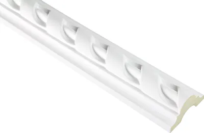 Produktbild von HEXIM Stuckleisten gemustert PolyurethanPolyurethane Stuck Dekorbau für Wand und Decke | 30 Meter FH9449 41x20mm | Deckendekoration Abschlussleiste