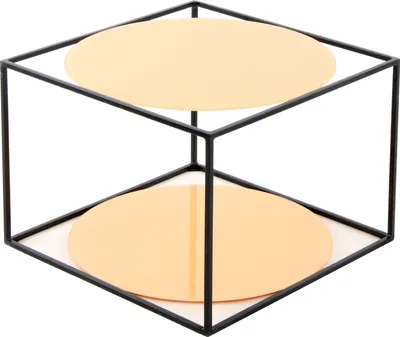 Produktbild von Kayoom - Retro Beistelltisch Cody 110 Orange / Schwarz