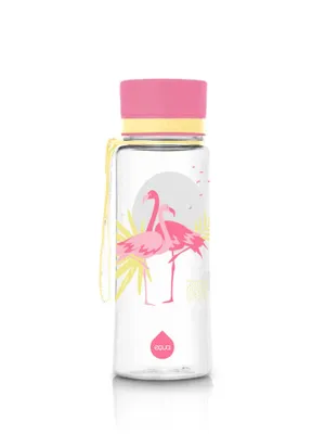 Zdjęcie produktu dla Equa 689282 Butelka do picia dla dzieci Flamingo | 600 ml | bez BPA | Tritan