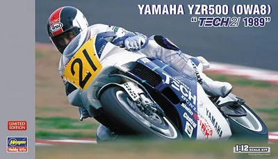 Produktbild von Hasegawa 21708 - 1/12 Yamaha YZR 500, Tech 21 1989 - Neu