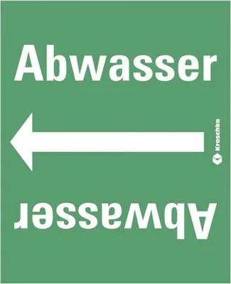 Produktbild von Dreifke® Rohrleitungsband Abwasser, praxisbewährt, ab Ø 50mm, grün/weiß, 33m/...