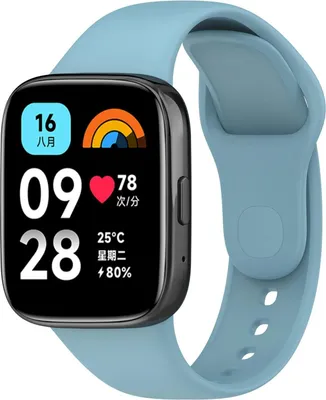 Produktbild von Bizon Strap Watch Dots für Xiaomi Redmi Watch 3 Active, Blau