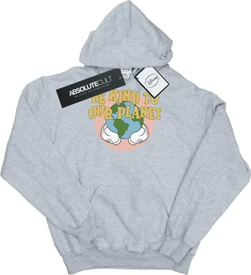 Produktbild von Disney - "Be Kind To Our Planet" Kapuzenpullover für Jungen BI9929 (152-158) (Grau)