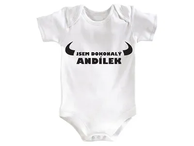 Obrázok produktu pre Dojčenské body Som dokonalý anjelik - 74-80