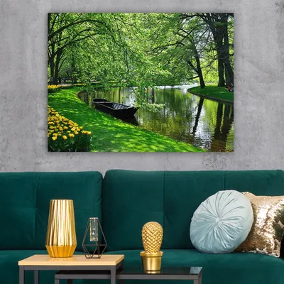 Produktbild von Wallity, 101172106_70100- HPE1638, Bunt, Leinwandbilder, 70 x 100 cm, 100% Leinwand