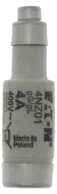 Obrázek produktu pro Pojistková vložka Eaton, nízké napětí, 4 A, 400 V střídavého proudu, 50 kA, D01, gL/gG, IEC, pomalá 4NZ01