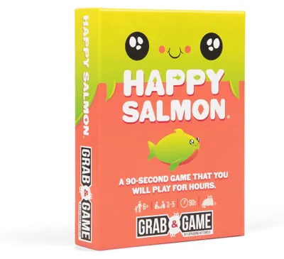 Produktbild von Exploding Kittens Happy Salmon: Ein Kartenspiel für 3-5 Spieler, ab 6 Jahren