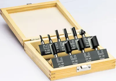 Immagine prodotto di Set di frese per scanalature Stehle HW 10 pz. R3-10mm - S=8mm