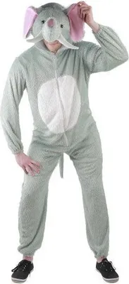 Produktbild von Elefantenkostüm Kostüm Elefant Tierkostüm Kostüme Tier Elefantkostüm Gr. M - XXXL, Größe:XXXL