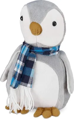 Obrázek produktu pro Plastová zarážka do dětského pokoje, silná a měkká, 26 cm, bílo-šedá