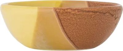 Produktbild von Bloomingville Schale PAULA Gelb Braun Müslischale Keramik