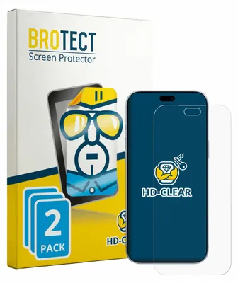 Produktbild von 2x Für Apple iPhone 18 Pro Max Schutzfolie BROTECT Displayschutz Display Schutz Folie Klar Transparent