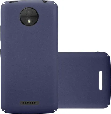 Produktbild von Cadorabo Schutzhülle für Motorola MOTO C PLUS Hülle in Blau Etui Hard Case Handyhülle Cover