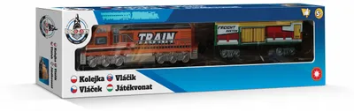 Produktbild von Dromader Loco Toys Spielzeug-Lokomotive mit Waggon