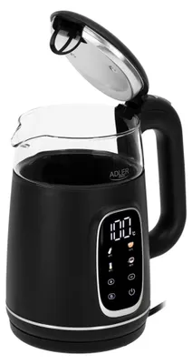 Produktbild von ADLER AD 1305 elektrischer Wasserkocher schwarz/silbern