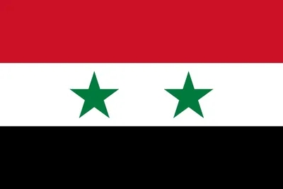 Productafbeelding van Vlag Syrië 150x90 cm met metalen ogen voor buitengebruik