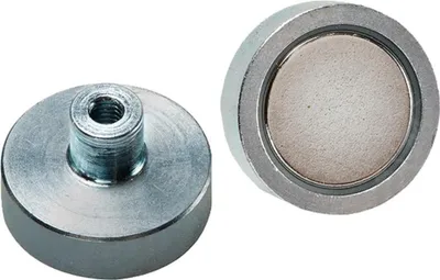 Obrázek produktu pro Beloh NdFeB plochá rukojeť se závitem 25 x 7,0 / 14,0 mm