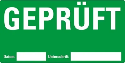 Produktbild von Dreifke® Aufkleber I Etikett , beschriftbar, grün, Haftpapier, ablösba...