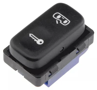 Image de 1Z0962125A Bouton de verrouillage centralisé avant gauche Skoda Octavia 2, Yeti, 4 broches
