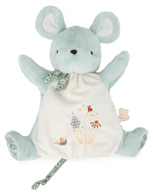 Produktbild von Kaloo Handpuppe Maus - weiches Kuscheltier Lernspielzeug 24 cm