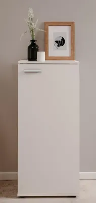 Produktbild von Schuhschrank Satos | weiß | 50 cm x 110 cm x 34 cm