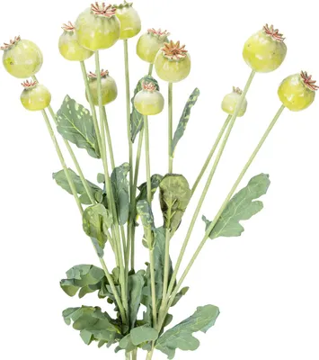 Produktbild von Künstliche Mohnblumen Dekoarrangement für Wohnaccessoires und Tischdekoration, 3 Stück