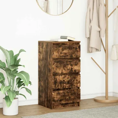 Zdjęcie produktu dla vidaXL Kredens dąb wędzony 37,5x35x76 cm materiał drewnopochodny