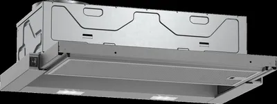 Produktbild von Neff D 46 BR 22 X 1 si Flachschirmhaube B 60cm 3Stufen LED 2x1,5W 389m³/h