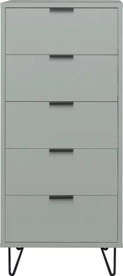 Zdjęcie produktu dla Komoda Erna 51x45x123 sosna zielony matowy lakier 14728-D