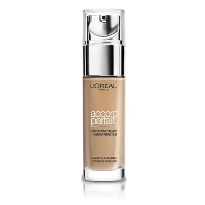 Produktbild von L’Oréal Paris Make-Up Designer Accord Parfait - 5.R/5.C Rose Sand - Foundation, Pumpenflasche, Flüssigkeit, R5, Sable Rosé, normale Haut, #c5977f
