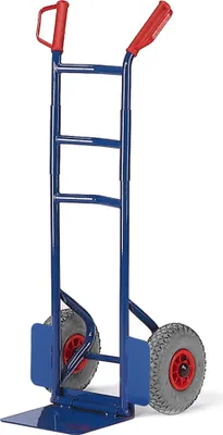 Produktbild von Rollcart Klapp-Stapelkarre aus Stahlrohr 300mm Schaufelbreite Luft