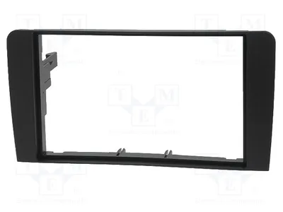 Immagine prodotto di 1 cornice per l'installazione di autoradio, colore nero, compatibile con autoradi 2 DIN