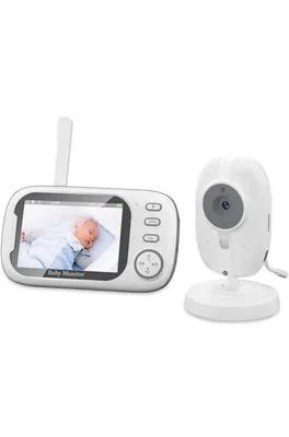 Produktbild von Babyphone mit Kamera & App – HD Video, Nachtsicht, Gegensprechfunktion, Temperaturanzeige, Bewegungsalarm – WLAN Baby Monitor