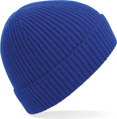 Immagine prodotto di Beechfield B380 | Engineered Knit Ribbed Beanie - Farbe: Bright Royal - Größe: Taglia unica