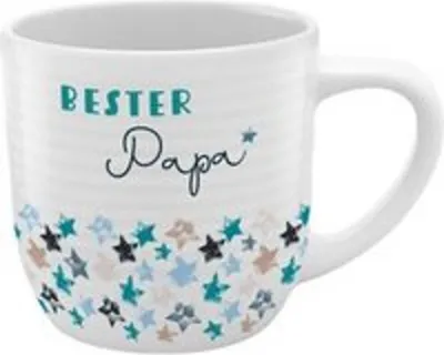 Produktbild von GRUSS & CO Tasse mit Rillen "Bester Papa"