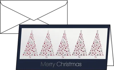 Produktbild von Weihnachts-Karten "Business Greetings" - DIN lang (2/3 A4), 10 Karten