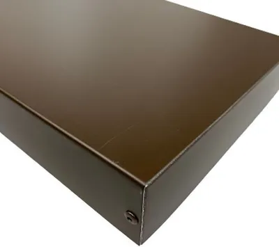 Produktbild von Endstück für Mauerabdeckung Alu Braun Zuschnitt 40 cm - Siehe Skizze / Beschreibung