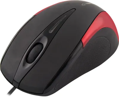 Obrázok produktu pre Esperanza EM102R, Optický, USB Typ-A, 800 DPI, Čierna, Červená