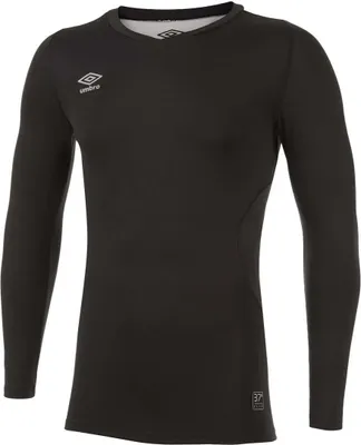 Produktbild von Umbro - "Elite" Base Layer Oberteil V-Ausschnitt für Herren UO265 (4XL) (Schwarz)
