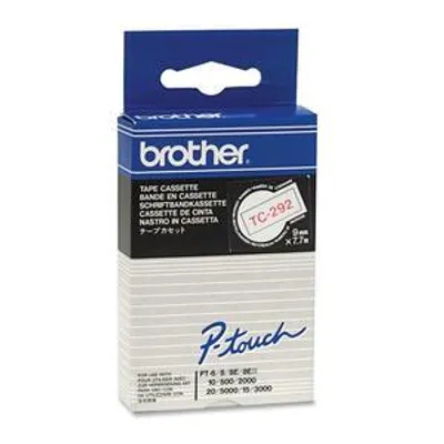 Produktbild von Brother TC-292, Rot aud Weiss, TC, Schwarz, Japan, 5 Jahr(e), Brother